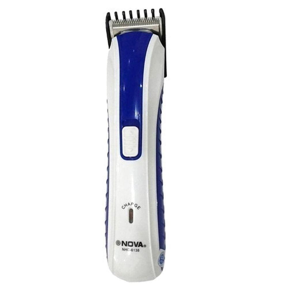 Maquininha De Cortar Cabelo Fazer Pezinho E Barba Nhc - Azul