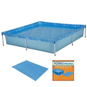 Kit Piscina Infantil 1500 Litros + Forro Chão - Mor