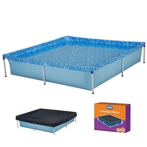 Kit Piscina Infantil 1500 Litros Estruturada + Capa - Mor