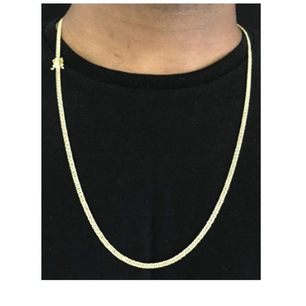 Cordão 3mm Grumert Dupla De Moeda Antiga Com Camadas Grossas