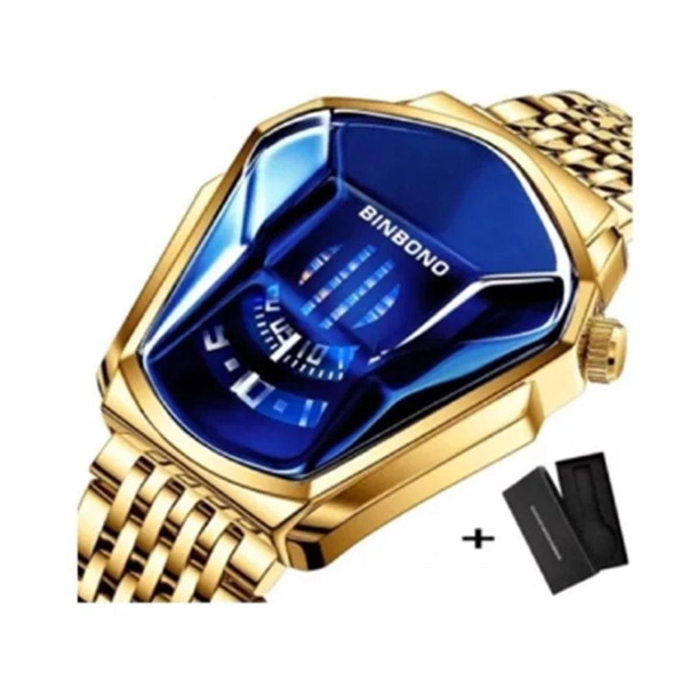 Relogio Gold De Luxo Exclusivo
