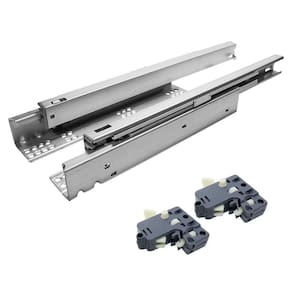 Corrediça Invisível 400mm 35kg - Aço Galvanizado