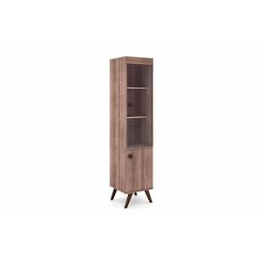 Cristaleira Sala Jantar Rt3105 C- 1 Porta E 1 Gaveta Rustico - Movelbento