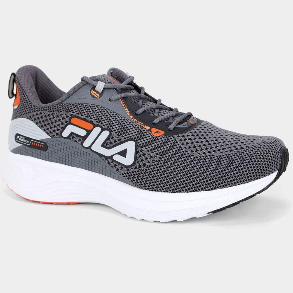 Tênis Fila Racer Brave Run Masculino - Grafite e Laranja