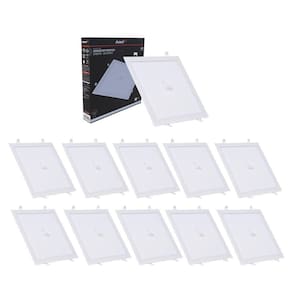 Painel Led Avant Quadrado Embutir 24W 6500K Com Sensor 10 Un