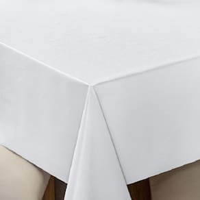 Toalha de Mesa 4 Lugares Térmica Impermeável Branca 1,40 m