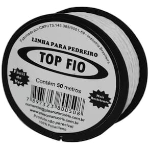 Linha Para Pedreiro Trançada - 50 Metros - Top Fio