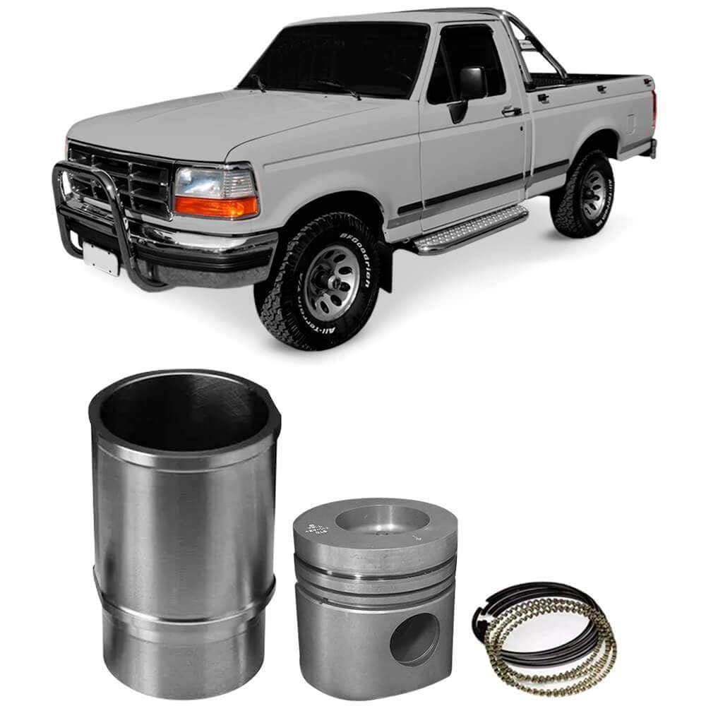 Kit Motor Camisa Pistão Anel Mwm 4.10t F1000 Original Mahle