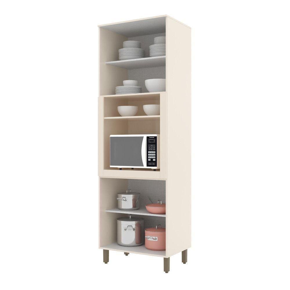 Paneleiro Torre Quente 1 Forno Connect Henn Off White