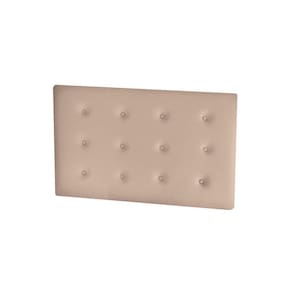 Multiuso De Quarto Bebê Kit Capitonê Courano P- Berço Maria Bege - Peroba