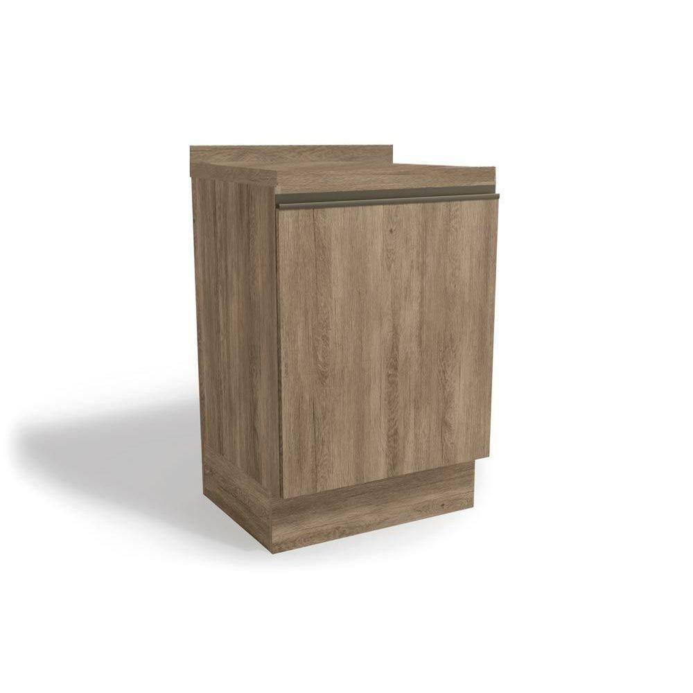 Módulo Cozinha Kappesberg Maxxi G742 1 Porta C/ Tampo Nogal