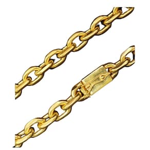 Cordão Corrente Cadeado Quina 15mm Top E Elegante