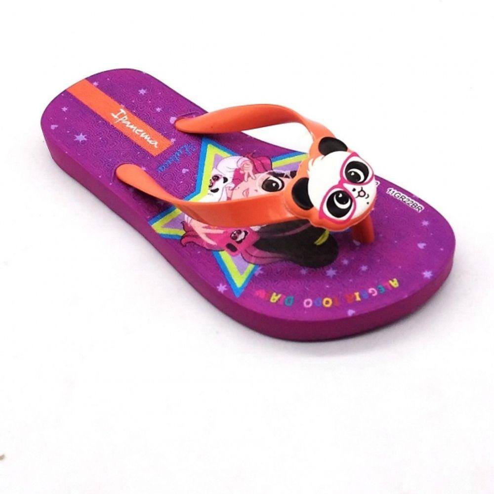 Chinelo Infantil Menina Luluca Amor 26853 - Rosa