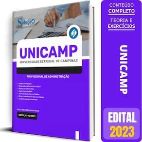 Apostila UNICAMP 2023 - Administração, Editora Solução