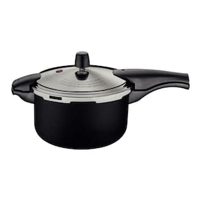 Panela De Pressão Tramontina Vancouver Effect Em Alumínio Antiaderente Starflon Max Preto 24 Cm 6 L