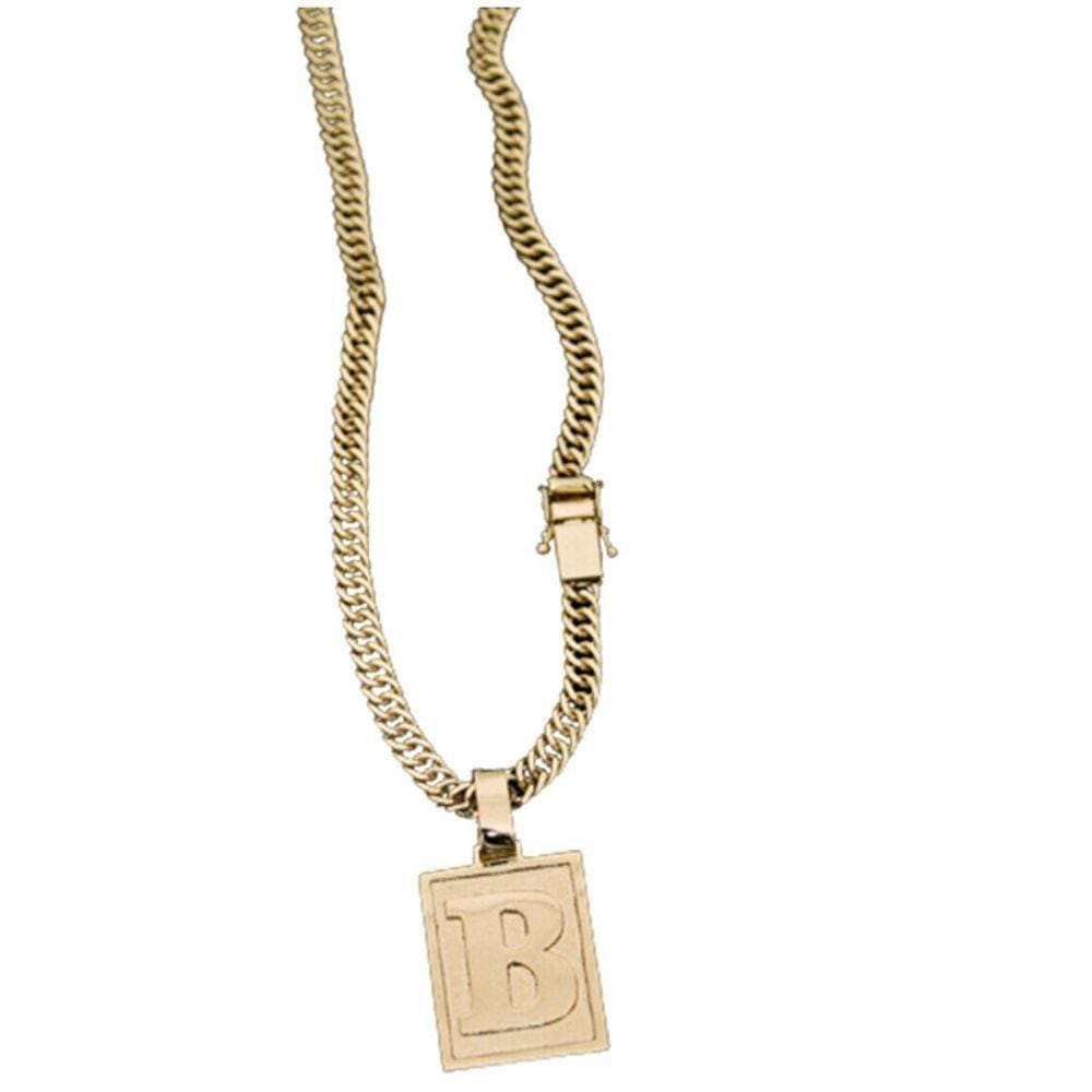 Colar Grumet Pingente Para Nomes Com A Letra B