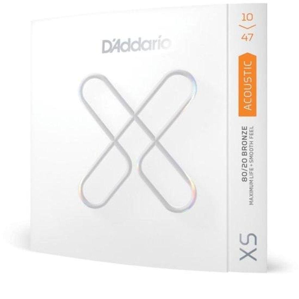 Encordoamento Para Violão Aço .010 Xsabr1047 D Addario