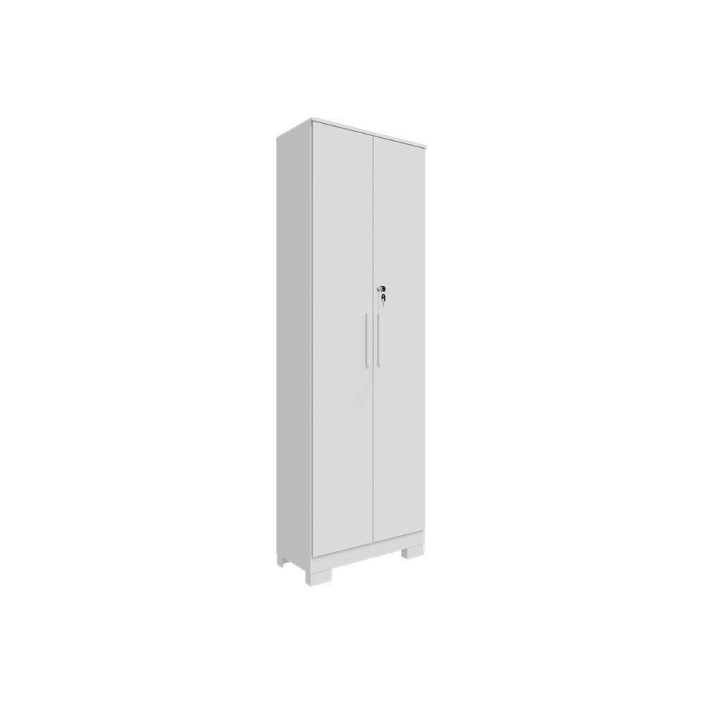 Armário De Cozinha Modulado Bordo 2 Portas C/ Chave 32cm Branco - Ronipa