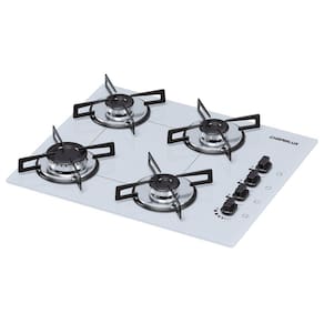 Cooktop 4 Bocas Ultra Chama Chamalux Branco