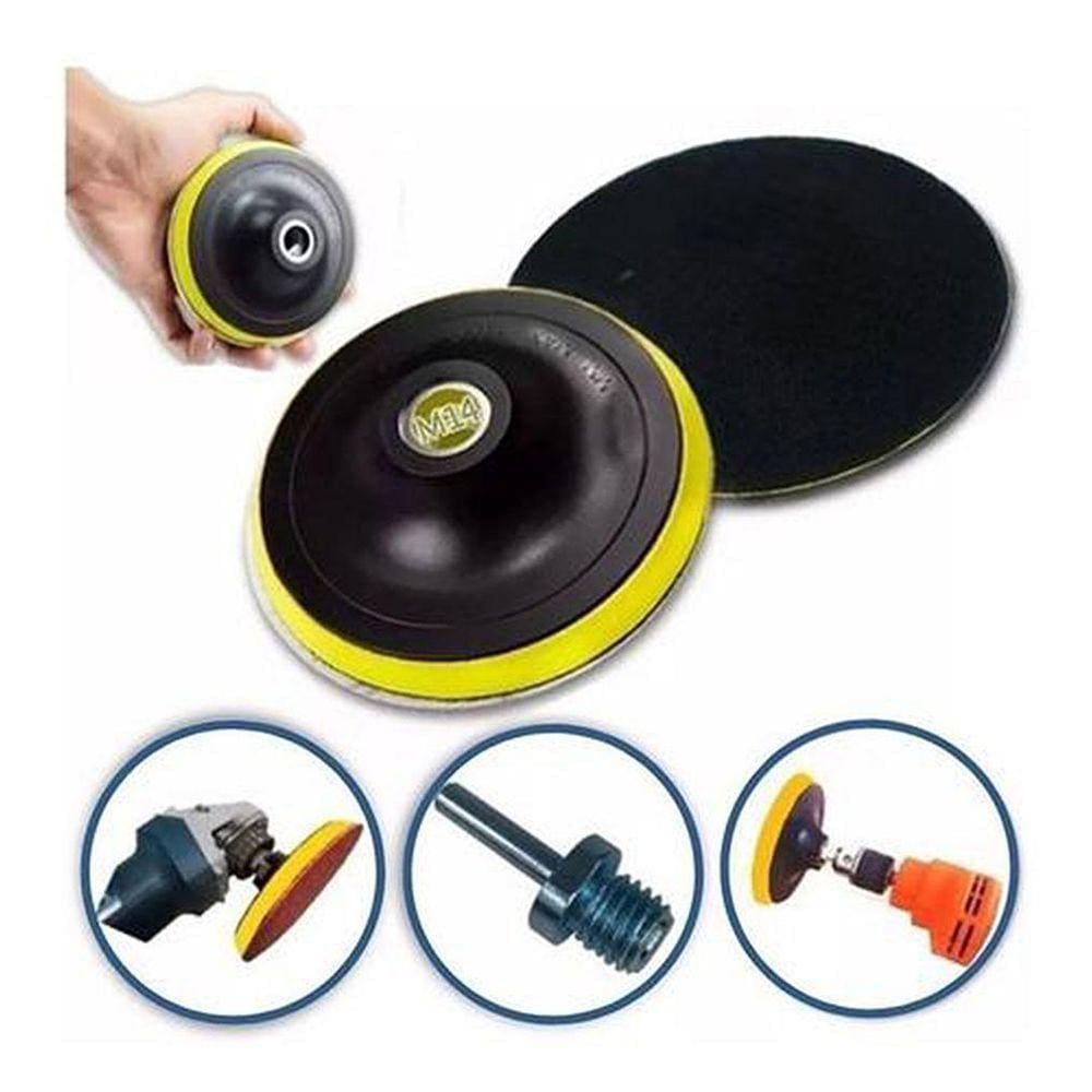 Base p/ Discos de Lixa Starfer 180mm M14 Aço PVC
