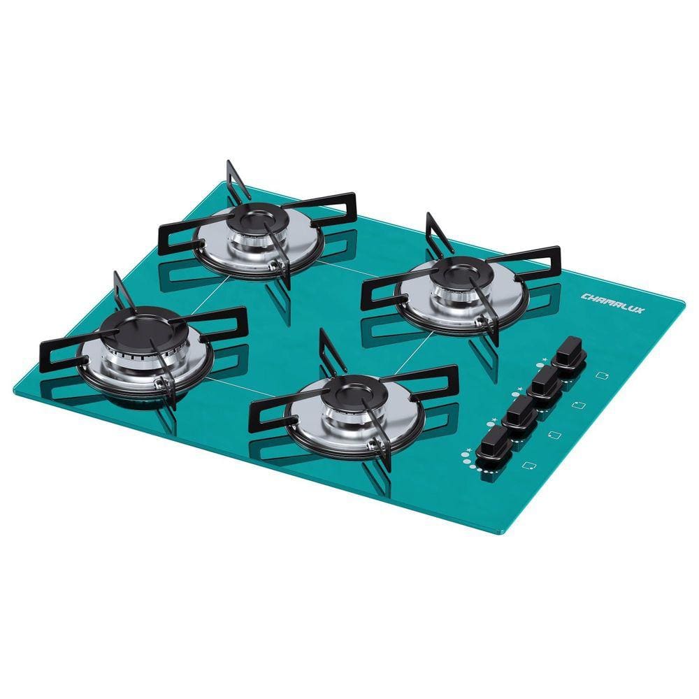Cooktop 4 Bocas Ultra Chama Chamalux Verde
