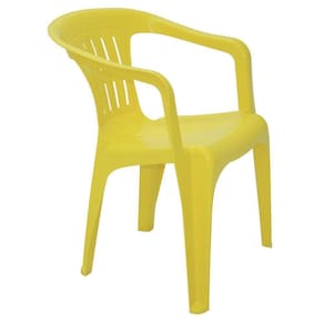 Cadeira Tramontina Atalaia Basic Com Braços Em Polipropileno Amarelo Tramontina