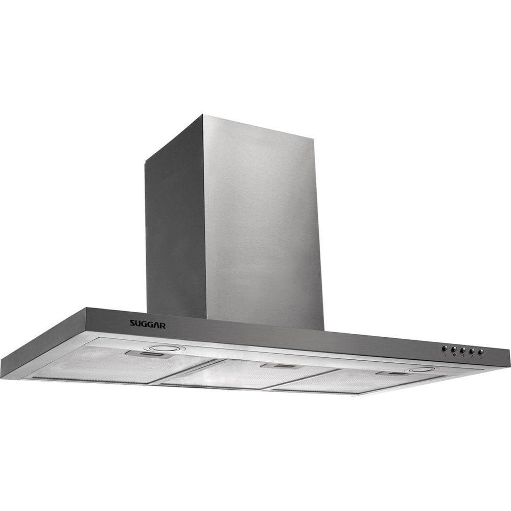 Coifa Coral Parede 90cm 127V Inox Cinza