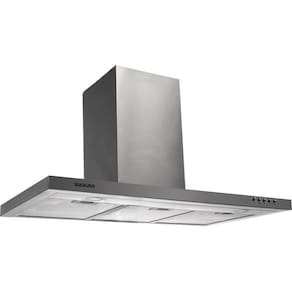 Coifa Coral Parede 90cm 127V Inox Cinza