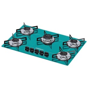 Cooktop 5 Bocas Ultra Chama Chamalux Verde
