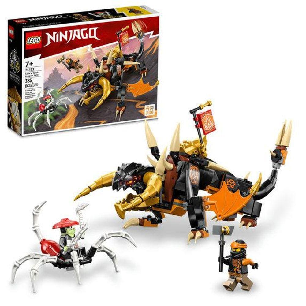 Lego ninjago dragão de terra evo do cole (285 peças)