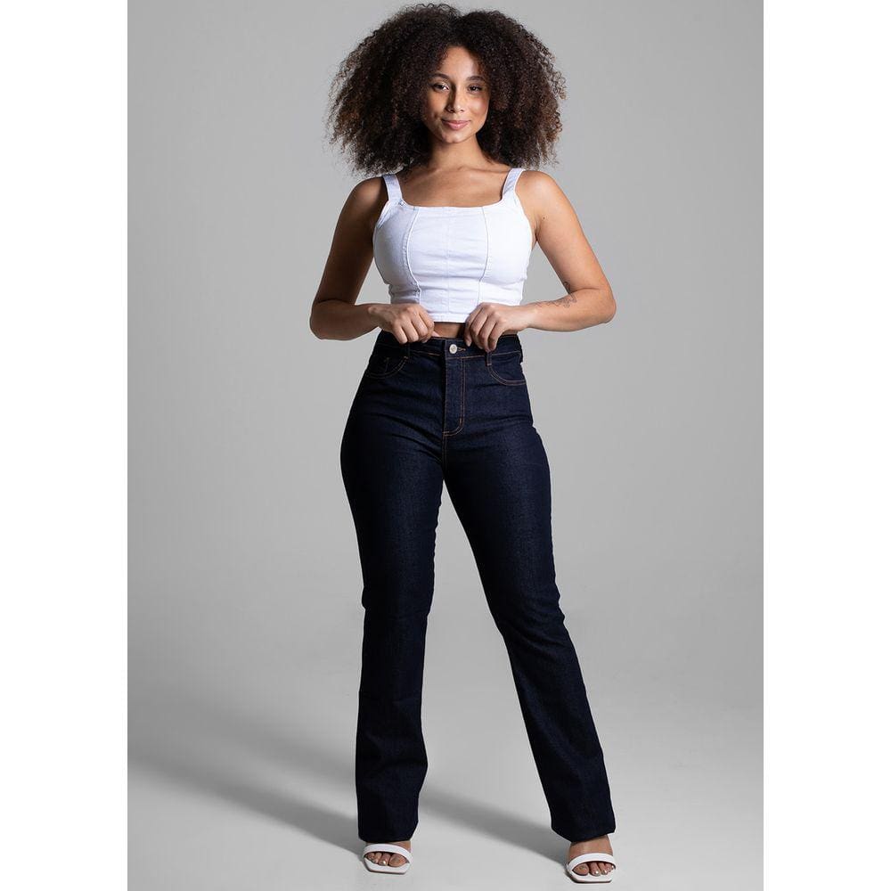 Calça Jeans Flare Sawary Super Lipo