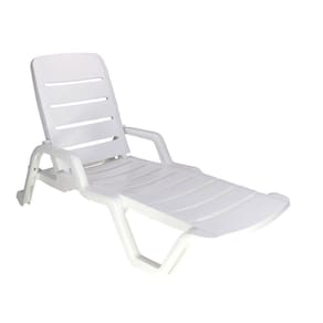 Espreguiçadeira Tramontina Leblon Basic Em Polipropileno Branco Tramontina