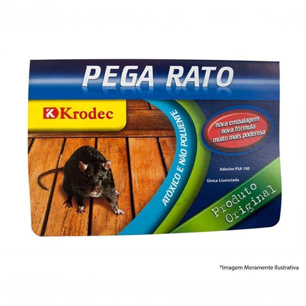 Ratoeira Adesivo Pega Rato 34Cmx25Cm Blister