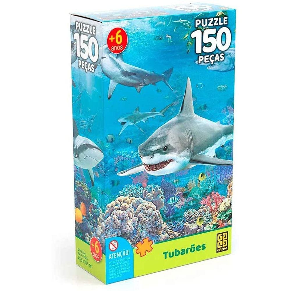 Quebra Cabeça - Tubarões 150 peças