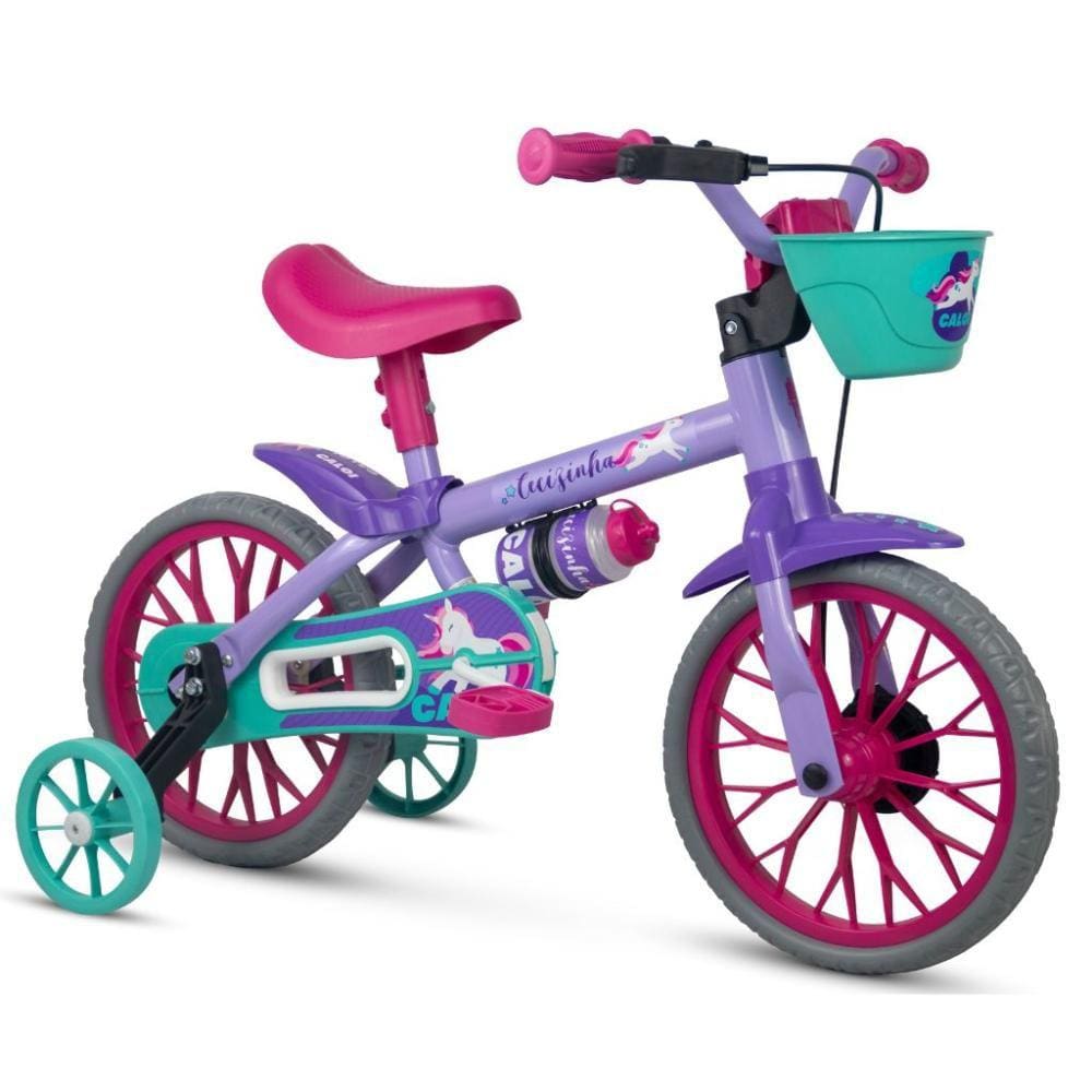 Bicicleta Infantil Aro 12 Cecizinha 2023 Caloi Colorida
