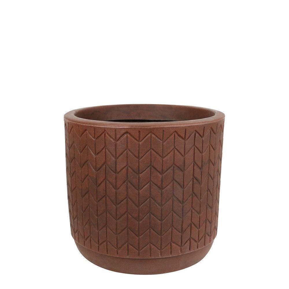 Vaso Marajoara C 38 X 35 Cm Cor 09 - Antique Rusty