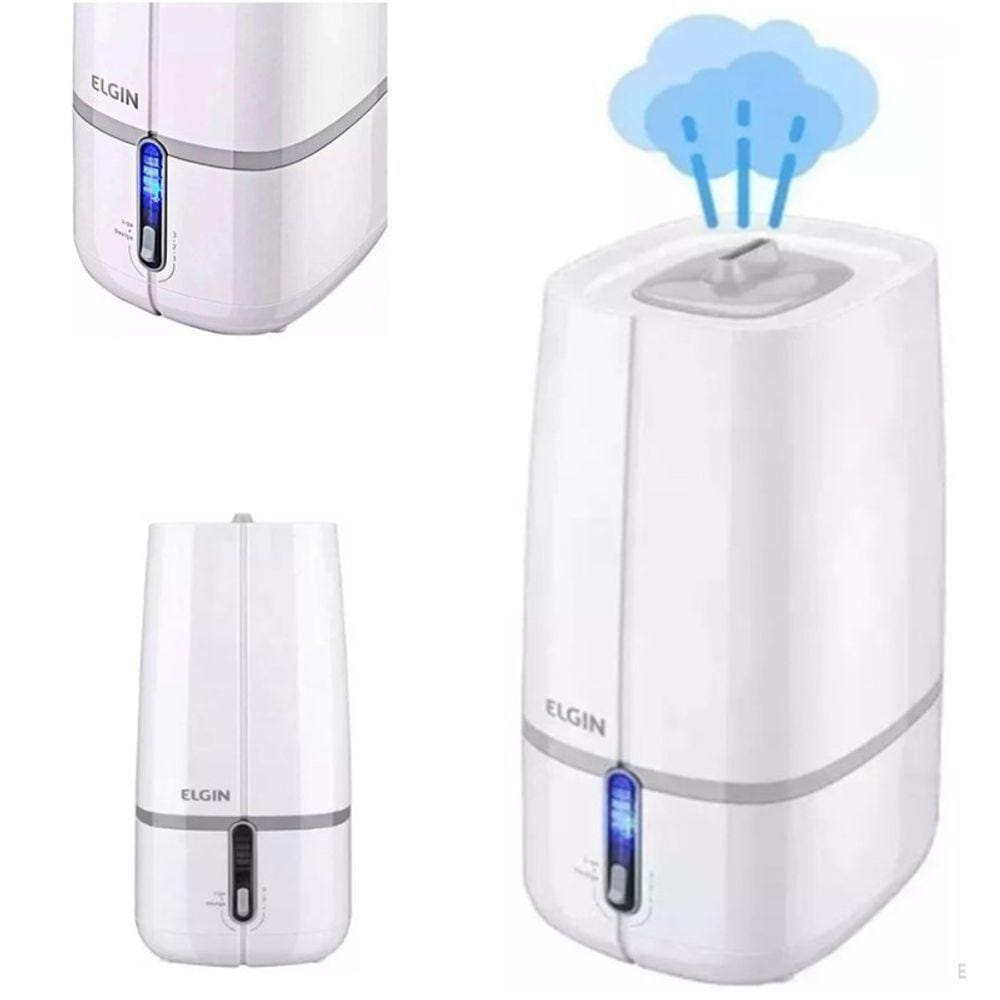 Umidificador Ar Purificador Climatizador De Ambientes 2l