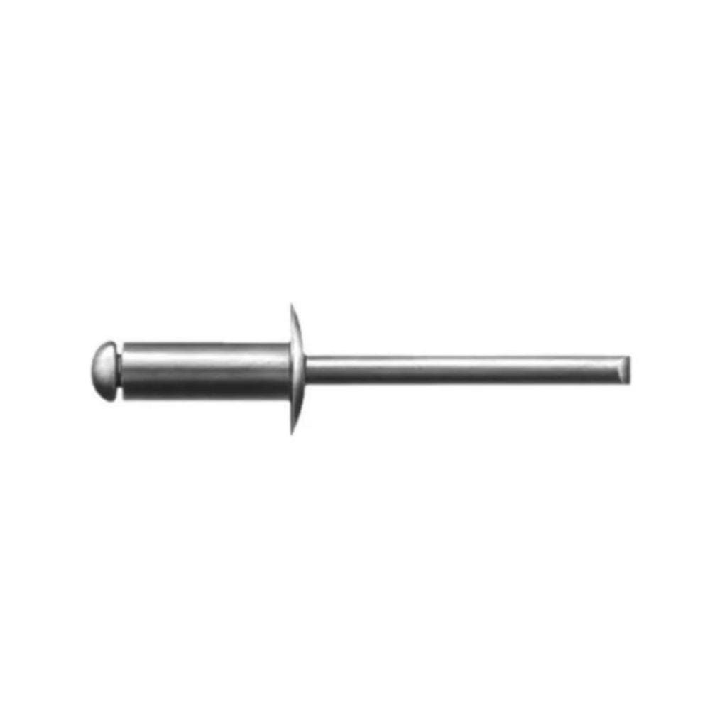 Rebite Pop Repuxo Alumínio 319 - 3X19Mm Com 100 Unidades