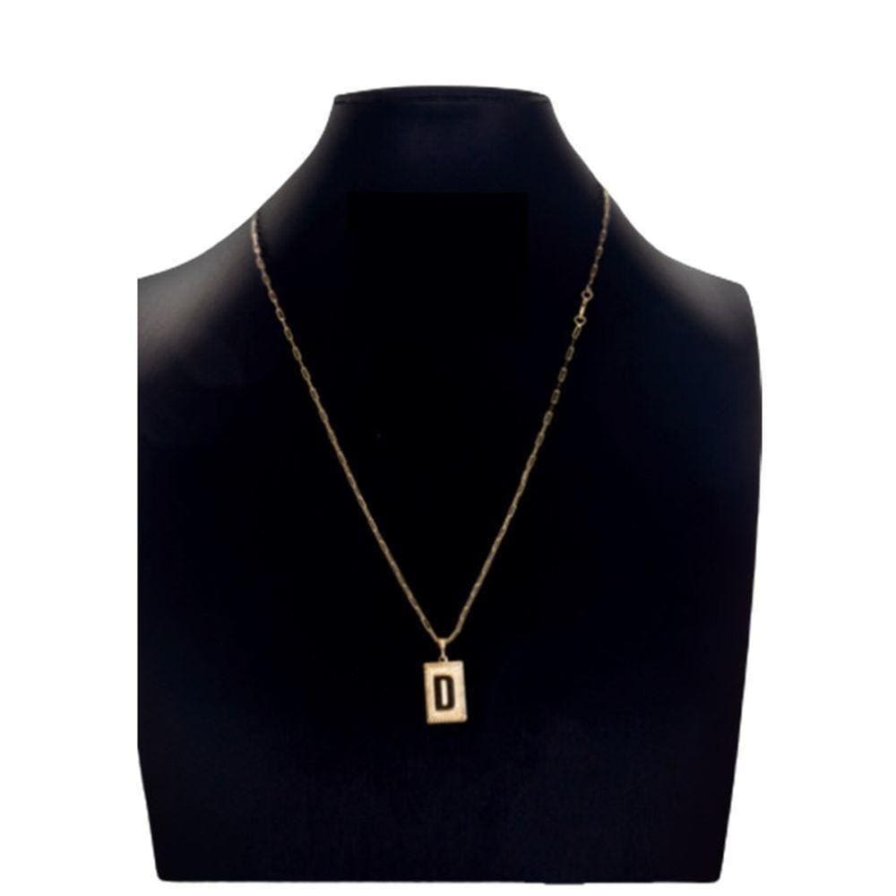 Cordão Carti 2mm Pingentecom A Inicial D