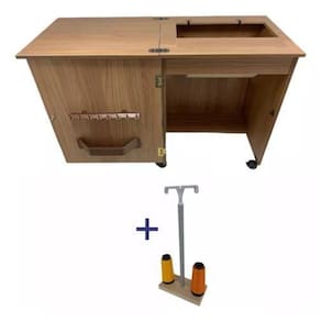 Gabinete Máquina Costura Doméstica - Compacto e Elegante