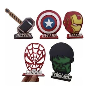 20 Centros Homem Aranha, Ferro, Capitao America, Thor E Hulk