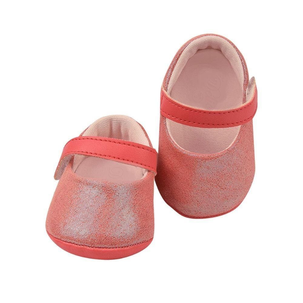 Sapatilha Bebê Feminino Ortopézinho Coral Cintilante
