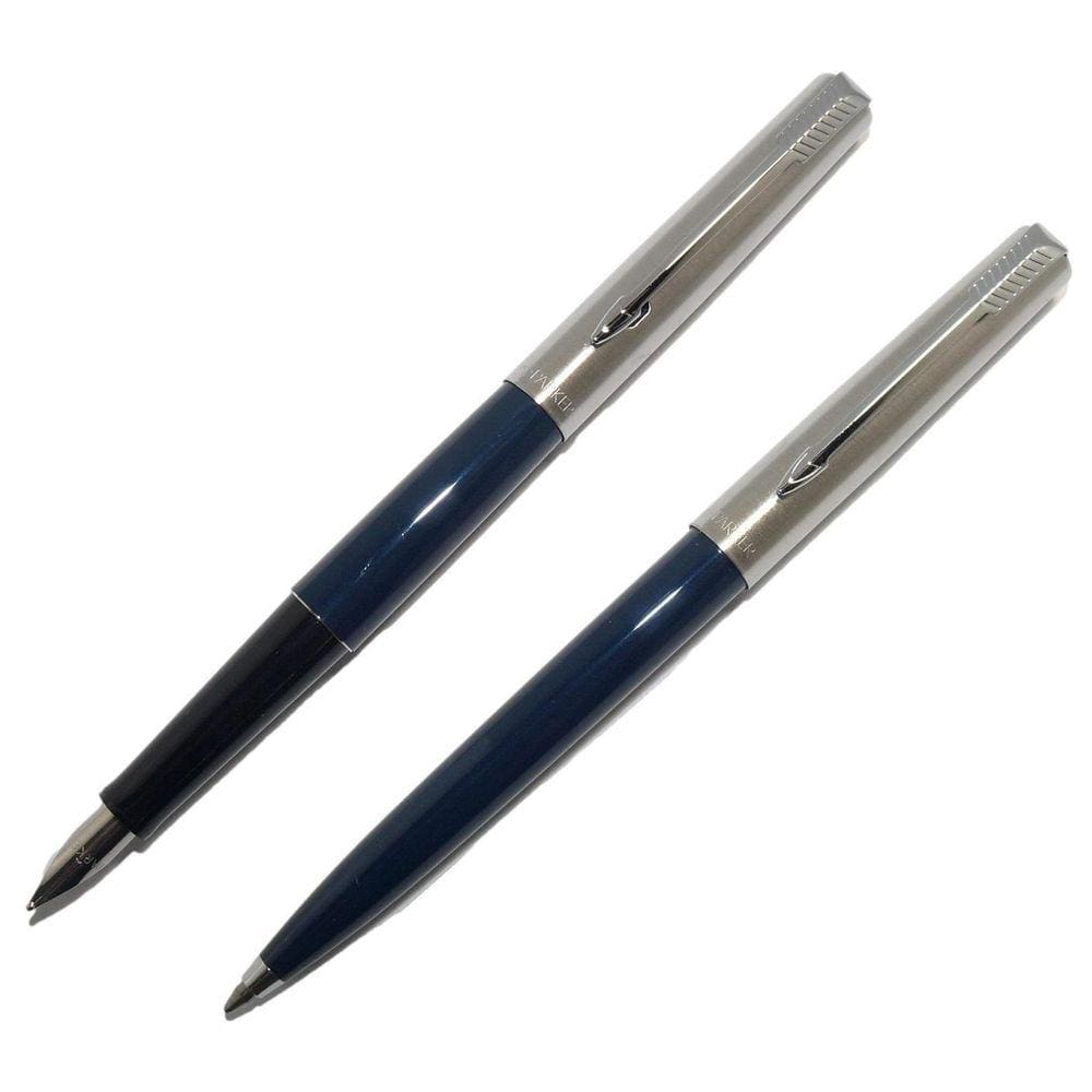 Conjunto Parker Caneta Tinteiro + Esfero 15 Uk Azul Marinho
