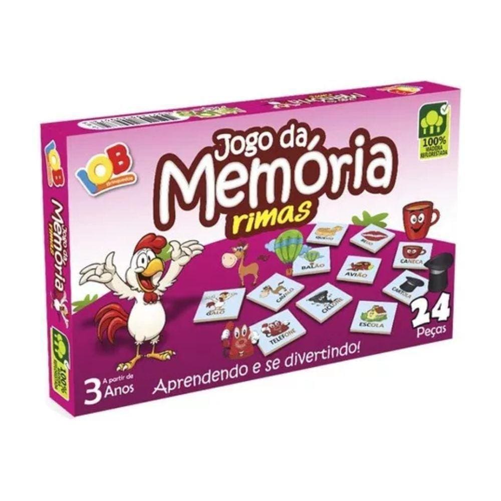 Jogo De Memória Rimas Mad 20 Pçs Ref 67
