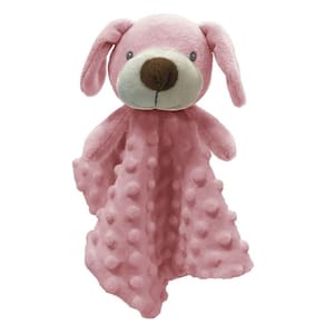 Naninha Cachorro Rosa Minha Primeira Naninha - Laço Bebê