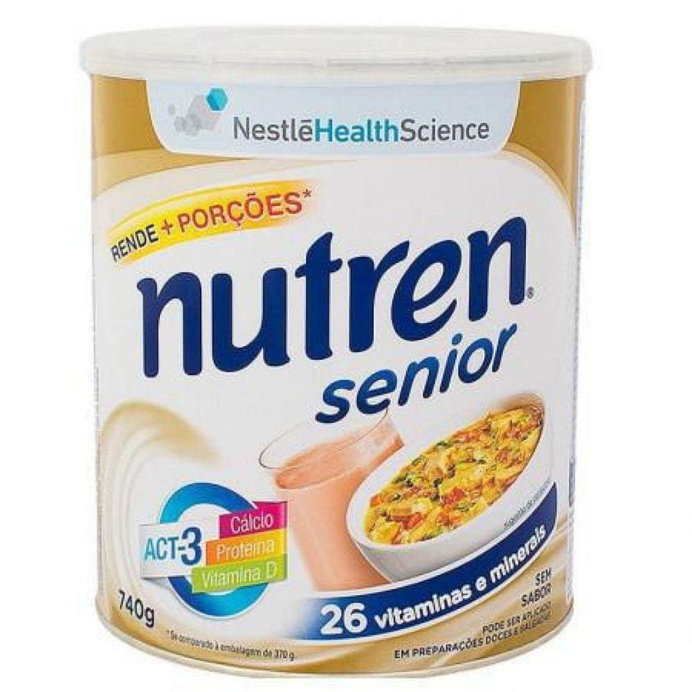 Nutren Senior Pó Nestlé Lata 740g