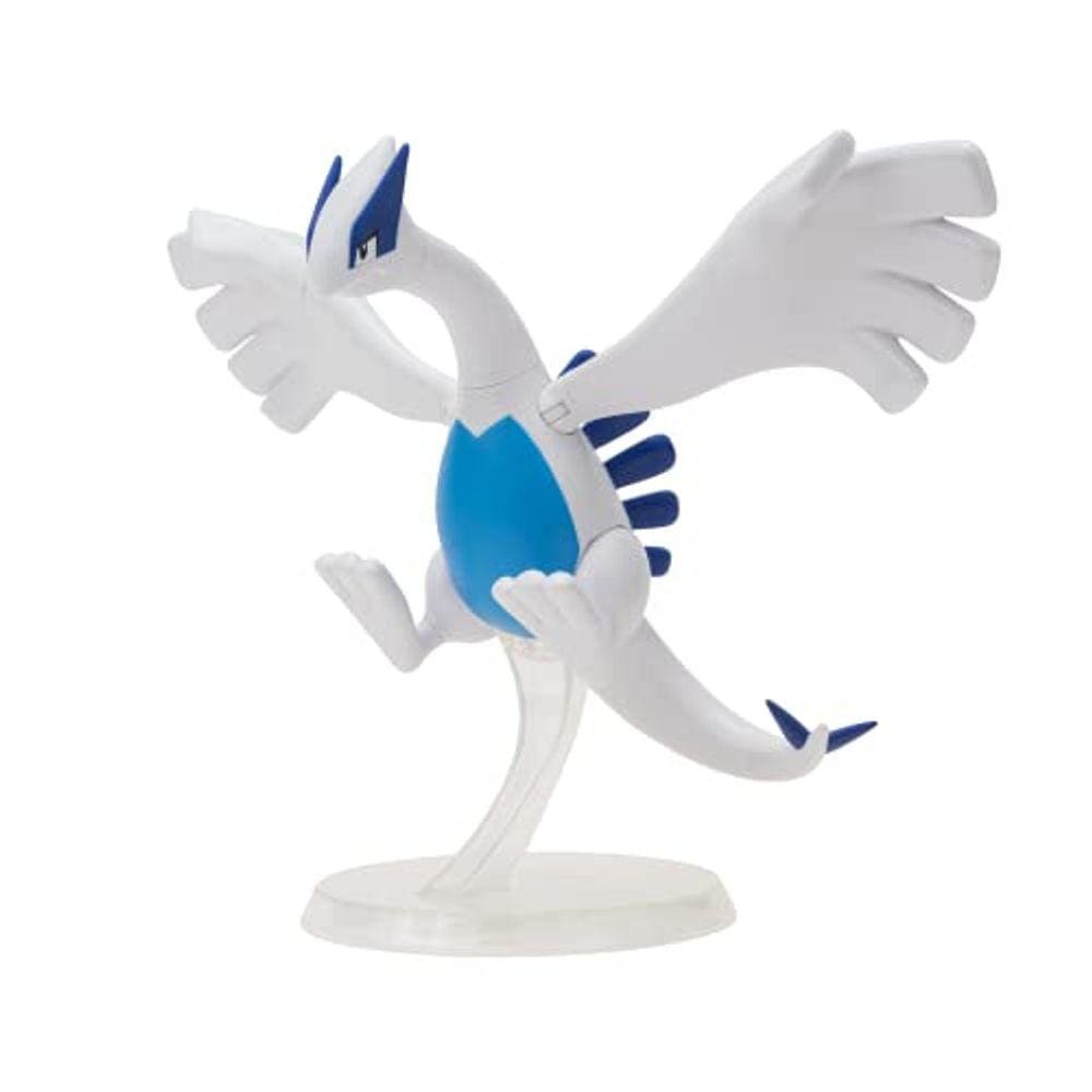Boneco de batalha Lugia - boneco de batalha articulado de 30 cm com suporte de voo