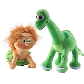 Conjunto de brinquedos de pelúcia Dinosaur — Spot The Child de 20 cm e Arlo Baby de 35 cm (pacote com 2)