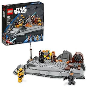 Conjunto de construção Star Wars Obi-Wan versus Darth Vader, maiores de 8 anos, 408 peças