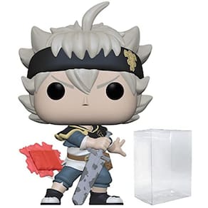 Figura de trevo preto Asta Funko Pop, multicolorida, 9,5 cm